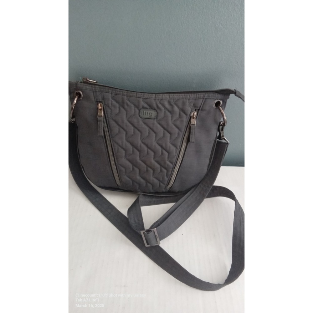 LUG Quilted Crossbody Bag Lightweight Travel Purse Everyday‎ Shoulder Bag